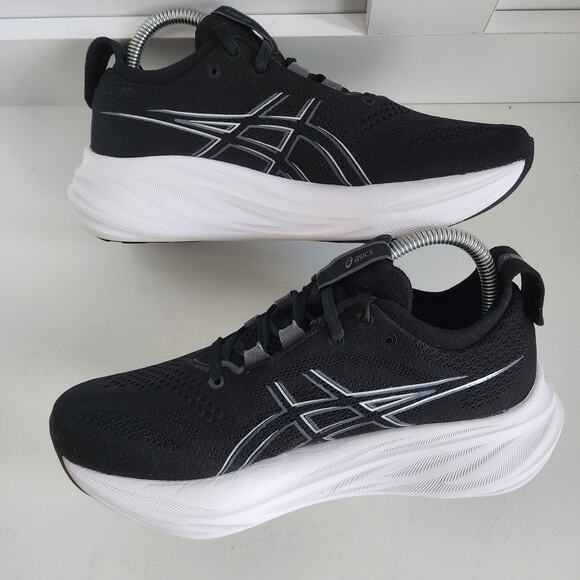 Asics Women's Size 7 Gel Nimbus 26 Black/Graphite Running Shoes Sneakers EUC - Picture 4 of 9